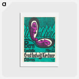 アートポストカード-Bern Kunsthalle, March 33 - エルンスト ルートヴィヒ キルヒナー Postcard.