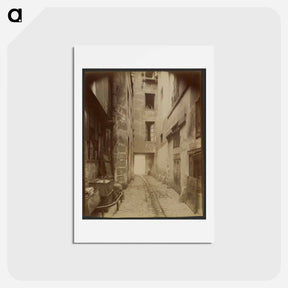 アートポストカード-Vieille Cour, 22 Rue Quincampoix
 - ウジェーヌ アジェ Postcard.