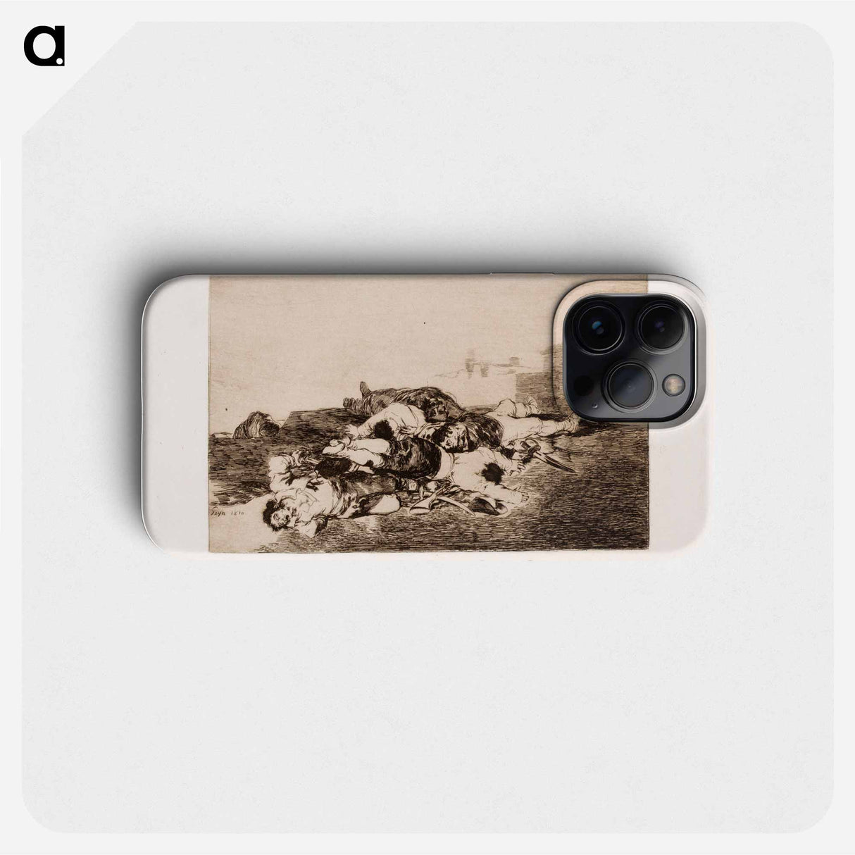 No face and no eyes (no eyes and no eyes) - Francisco de Goya Phone Case.