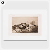 Niin paljon ja vielä enemmän (tanto y mas) - フランシスコ デ ゴヤ Poster.