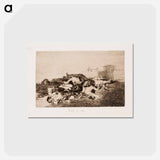 アートポストカード-Niin paljon ja vielä enemmän (tanto y mas) - フランシスコ デ ゴヤ Postcard.