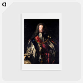 アートポストカード-Portrait of Lionel Sackville, 1st Duke of Dorset - ジョシュア レノルズ Postcard.