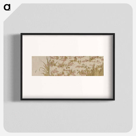 アートポスター-Hokusai's grass - 葛飾 北斎 Poster.