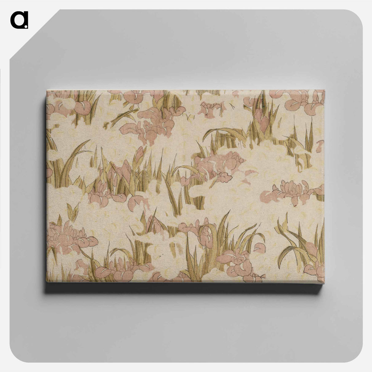 アートパネル-Hokusai's grass - 葛飾 北斎 Canvas.