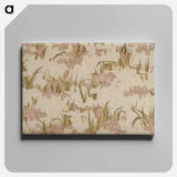 アートパネル-Hokusai's grass - 葛飾 北斎 Canvas.
