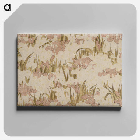 アートパネル-Hokusai's grass - 葛飾 北斎 Canvas.