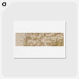 アートポストカード-Hokusai's grass - 葛飾 北斎 Postcard.