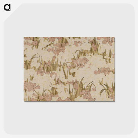 アートポストカード-Hokusai's grass - 葛飾 北斎 Postcard.