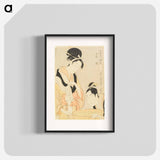 Hour of Snake, Kept Woman - Kitagawa Utamaro Poster.