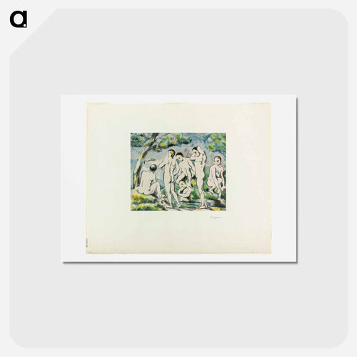 Bathers - Paul Cézanne Postcard.
