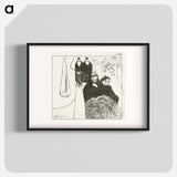 アートポスター-Unmarried Old Women in Arles - ポール ゴーギャン Poster.