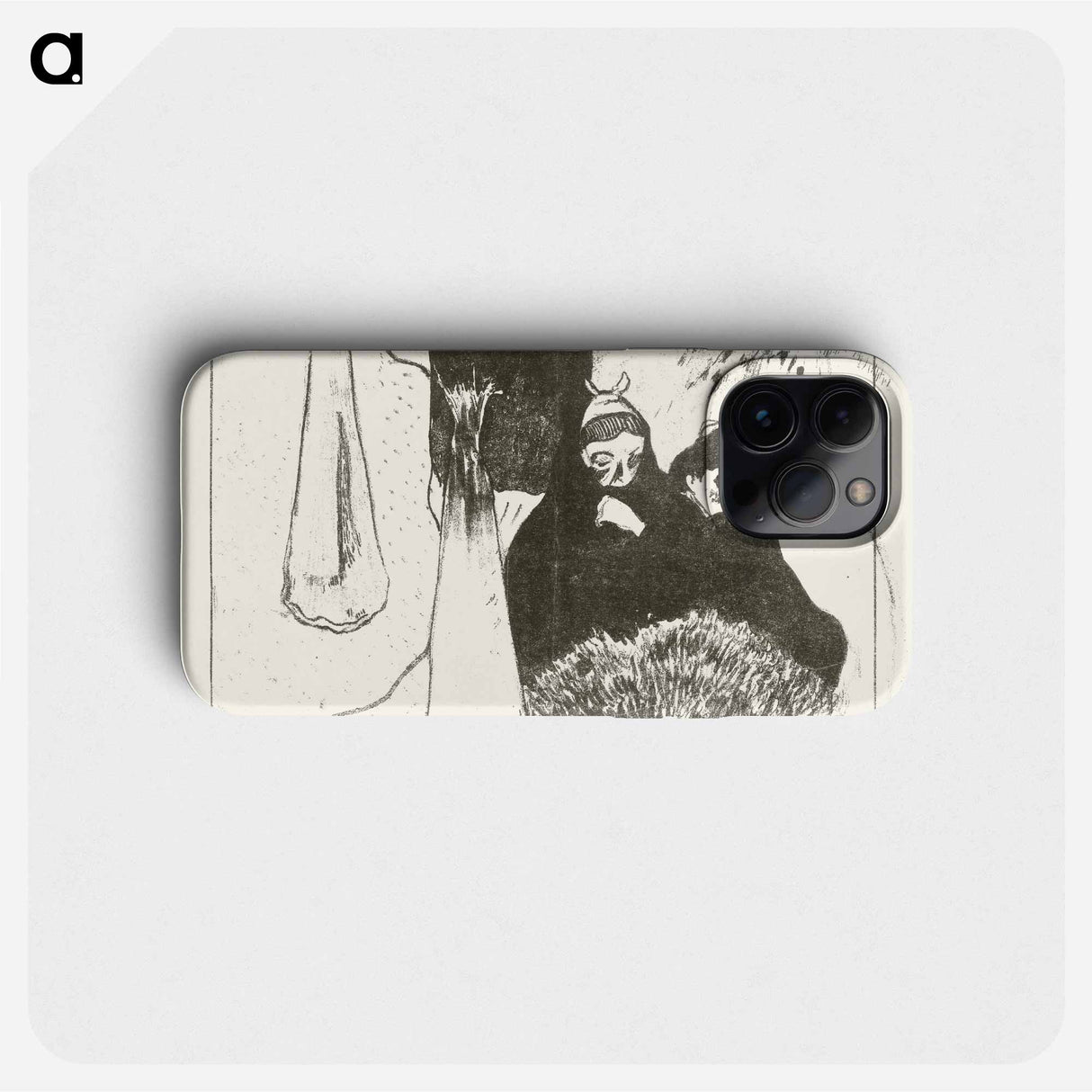 Unmarried Old Women in Arles - Paul Gauguin Phone Case.