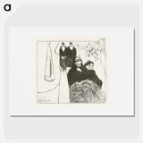 Unmarried Old Women in Arles - ポール ゴーギャン Poster.