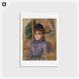 アートポストカード-Portrait of a Young Woman - ピエール オーギュスト ルノワール Postcard.
