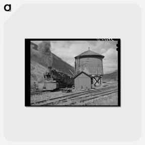 アートポストカード-Telluride Railway Yards
 - ラッセル リー Postcard.