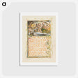 アートポストカード-Songs of Innocence and of Experience: The Angel - ウィリアム ブレイク Postcard.