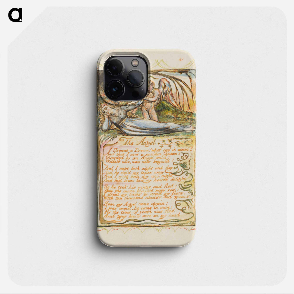 Songs of Innocence and of Experience: The Angel - ウィリアム ブレイク Phone Case.