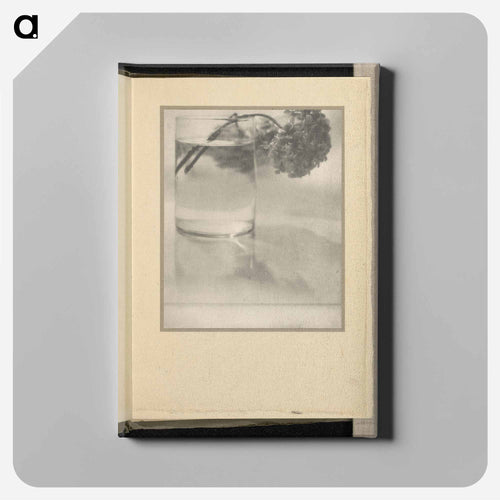 Still Life [hydrangea in glass] - アルフレッド スティーグリッツ Canvas.