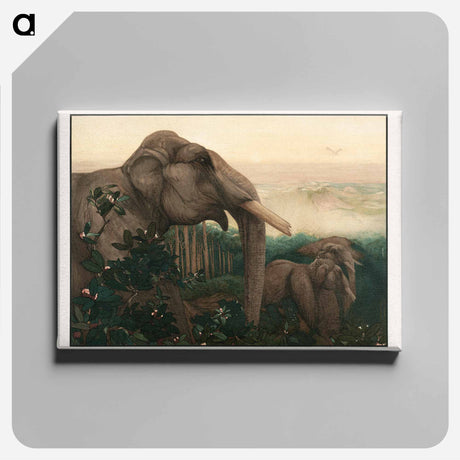 アートパネル-Toomai of the Elephants
 - ボストン公共図書館 Canvas.