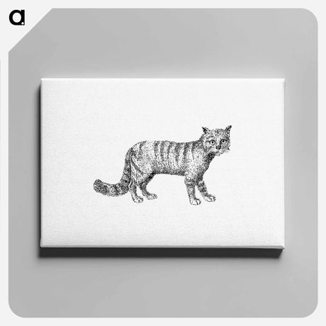 アートパネル-Blackwood's Cat
 - 大英図書館 Canvas.