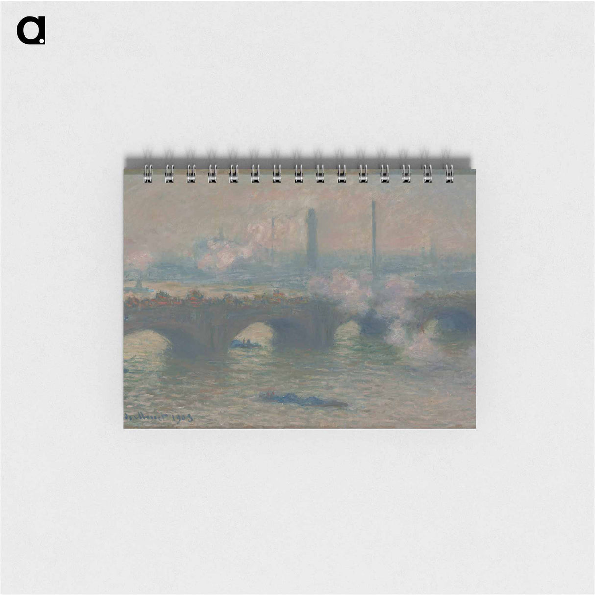 Waterloo Bridge, Gray Day - クロード モネ Memo.