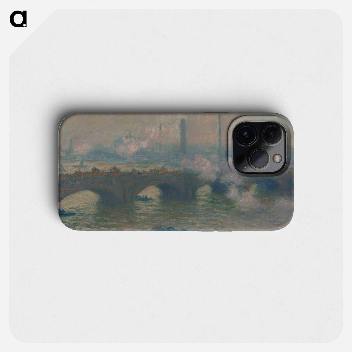 Waterloo Bridge, Gray Day - クロード モネ Phone Case.