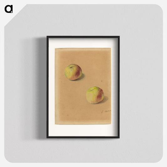 Two Apples Poster.