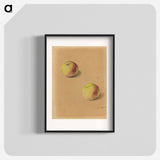 アートポスター-Two Apples - エドゥアール マネ Poster.
