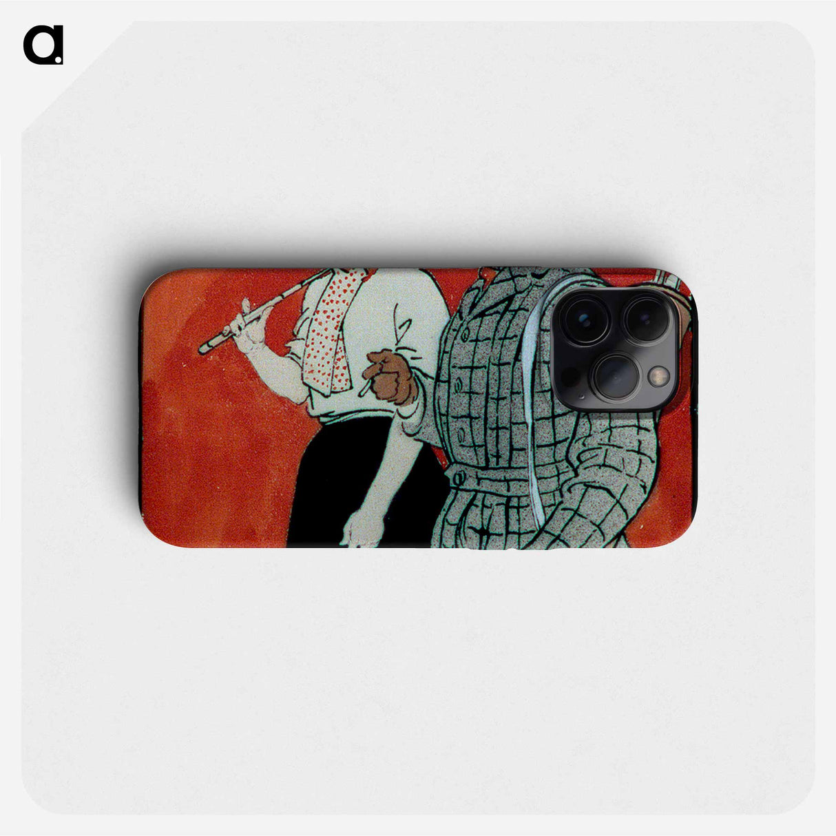 Woman and man golfers conversing - Edward Penfield Phone Case.