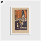 アートポストカード-Head Waiter in Café - エルンスト ルートヴィヒ キルヒナー Postcard.