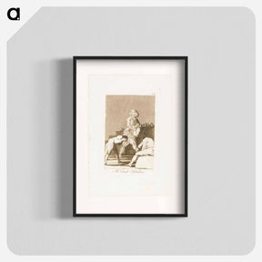 アートポスター-To the Count Palatine or Count of the Palate - フランシスコ デ ゴヤ Poster.
