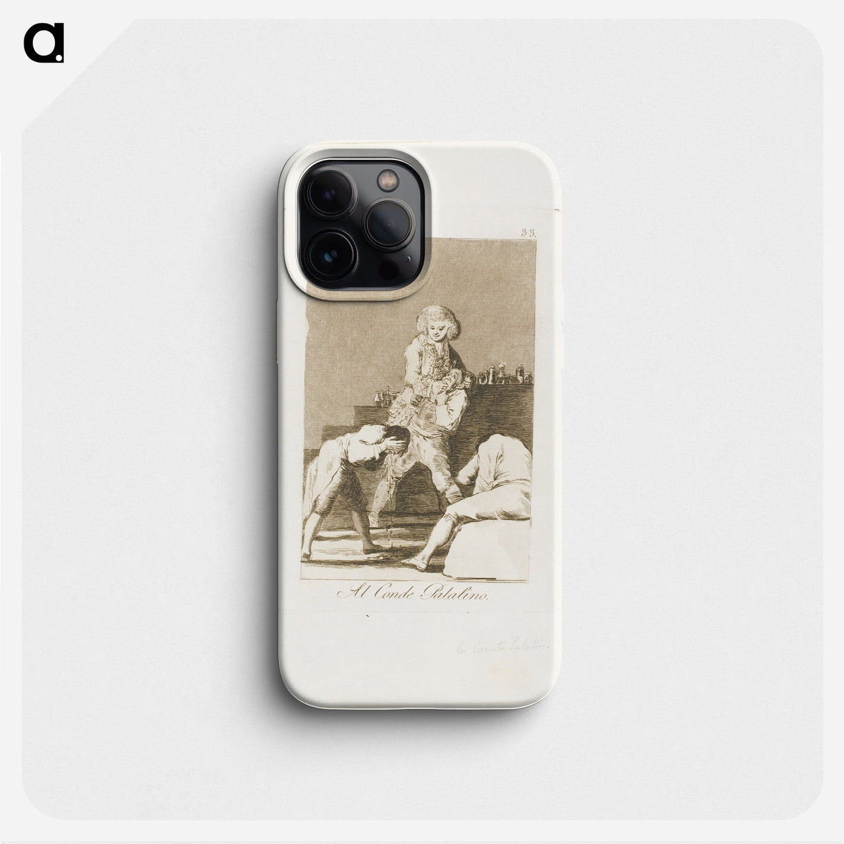 To the Count Palatine or Count of the Palate - フランシスコ デ ゴヤ Phone Case.