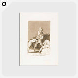 アートポストカード-To the Count Palatine or Count of the Palate - フランシスコ デ ゴヤ Postcard.
