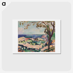アートポストカード-The Sea Seen from Collioure - アンリ マティス Postcard.