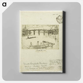 アートパネル-Vauxhall Bridge
 - ジョセフ ペネル Canvas.