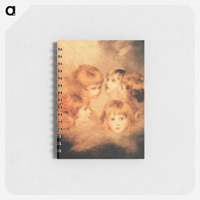 アートメモ帳-A Cherub Head in Different Views - ジョシュア レノルズ Memo.