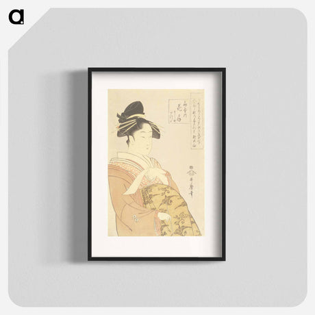 アートポスター-Prostitute Hanaōgi of the Ōgiya House - 喜多川 歌麿 Poster.