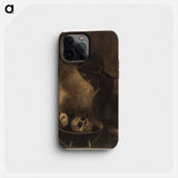 Cauldron of the Sorceress - Odilon Redon Phone Case.