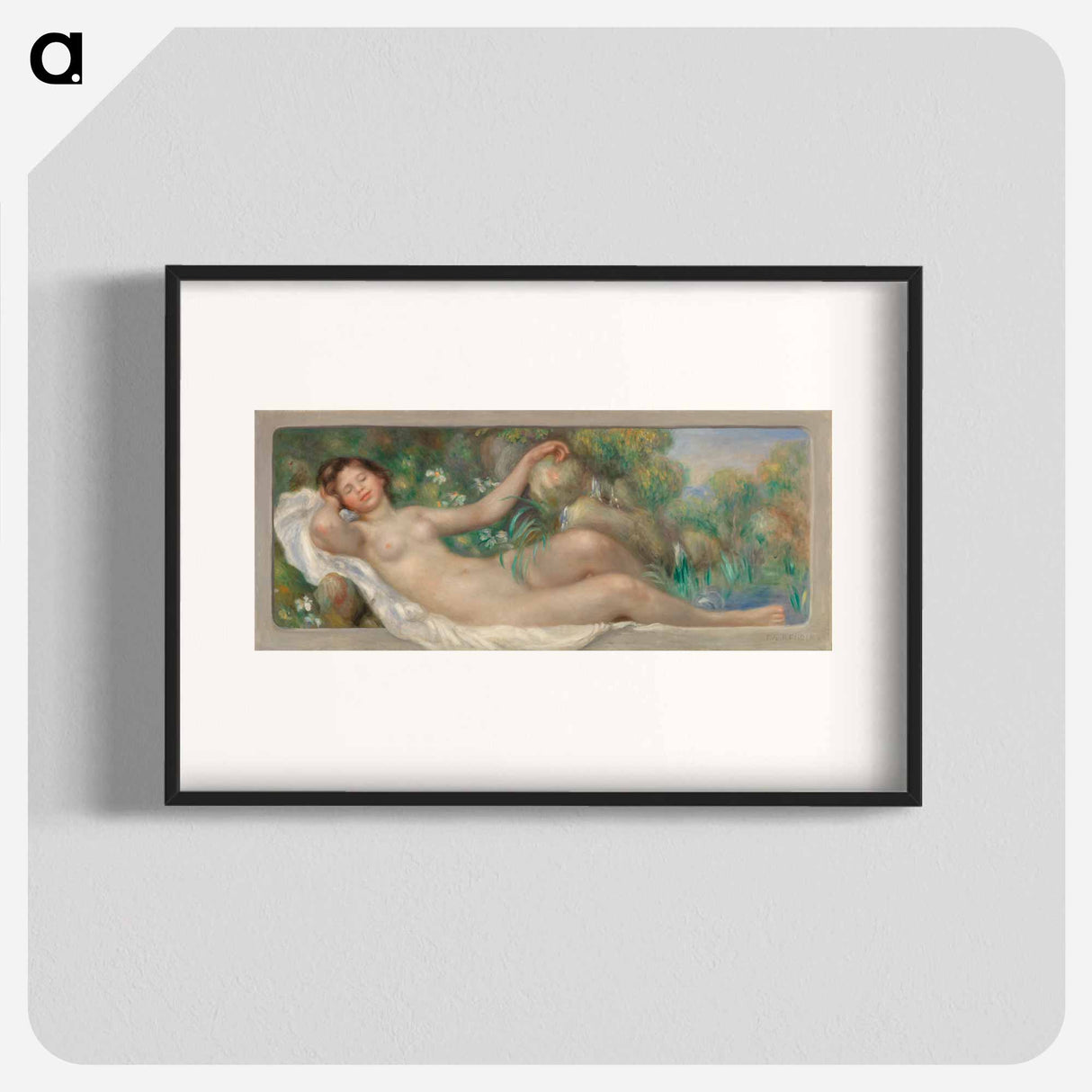 Reclining Nude - Pierre-Auguste Renoir Poster.