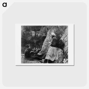 アートポストカード-Photograph - トーマス エイキンズ Postcard.