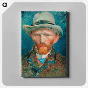 アートパネル-Self-portrait - フィンセント ファン ゴッホ Canvas.