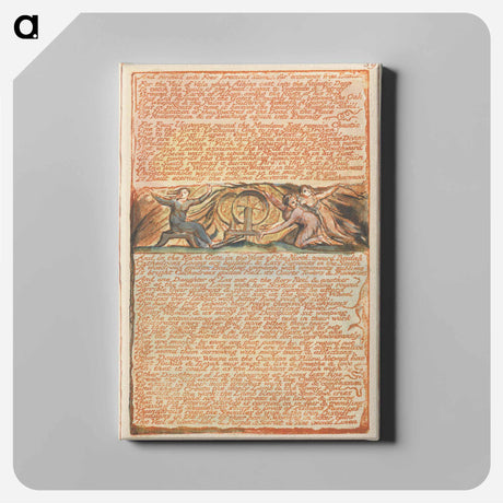 アートパネル-Jerusalem, Plate 59 - ウィリアム ブレイク Canvas.