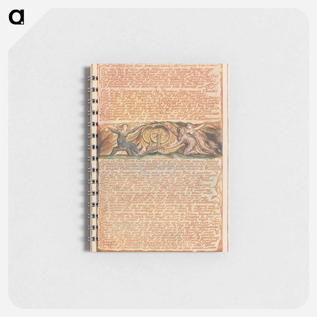 アートメモ帳-Jerusalem, Plate 59 - ウィリアム ブレイク Memo.
