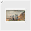 アートポストカード-Three Fisher Girls, Tynemouth - ウィンスロー ホーマー Postcard.