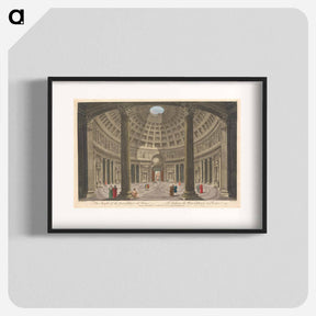 アートポスター-The Inside of the Pantheon at Rome
 - イェール大学アートギャラリー Poster.
