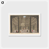 アートポストカード-The Inside of the Pantheon at Rome
 - イェール大学アートギャラリー Postcard.