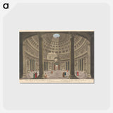 アートポストカード-The Inside of the Pantheon at Rome
 - イェール大学アートギャラリー Postcard.