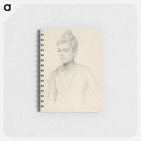 アートメモ帳-Study for the portrait of Elisabeth Marti (née Grosjean) - アルバート エーデルフェルト Memo.