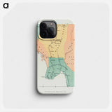 Map of the ond Burman kingdom and its neighbor - アンティーク地図 Phone Case.