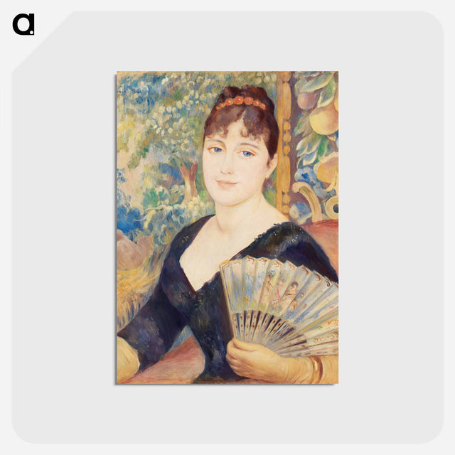 アートポストカード-Woman with Fan
 - バーンズ・コレクション Postcard.
